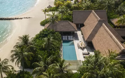 1. Two-Bedroom Beach Villa_Aerial View